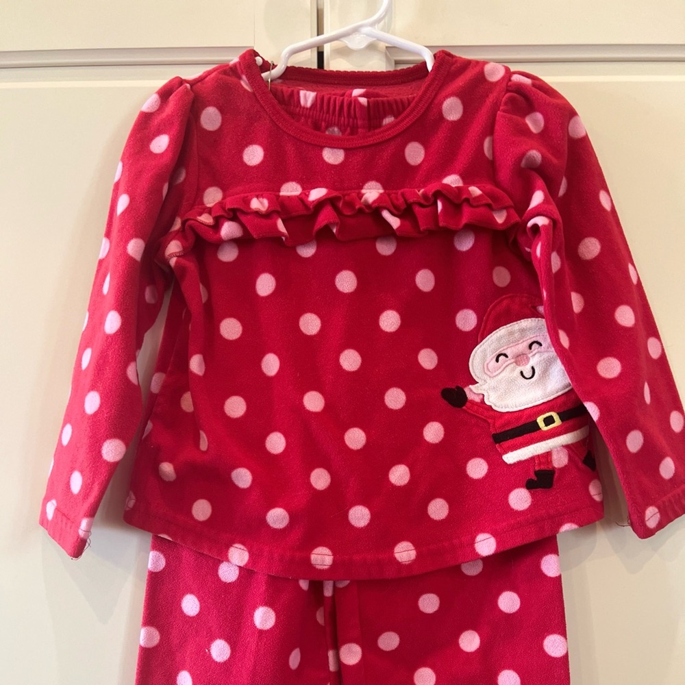 2 piece Santa pjs